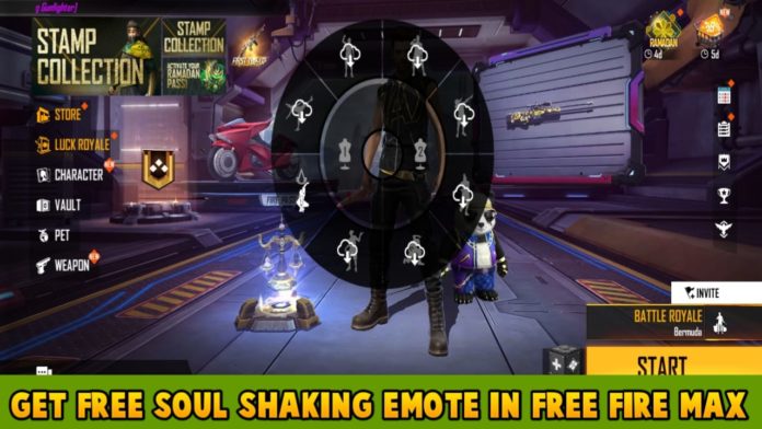 Get Free Soul Shaking Emote In Free Fire Max For Free
