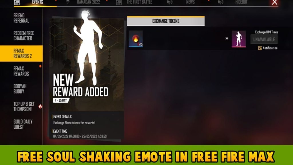 How To Get Free Soul Shaking Emote In Free Fire Max For Free