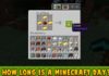 How long is a Minecraft day