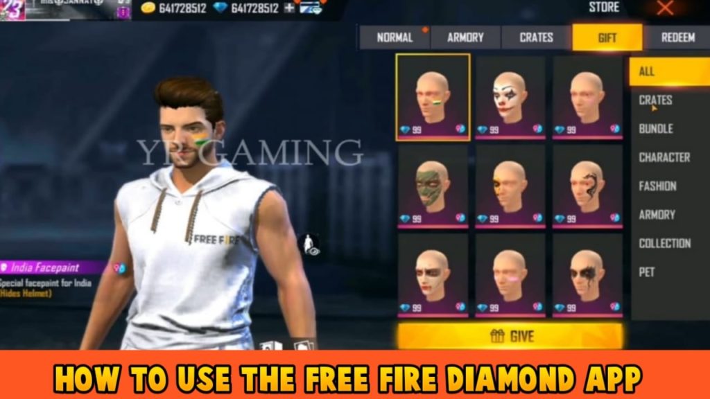 How to use the Free Fire Diamond Hack App