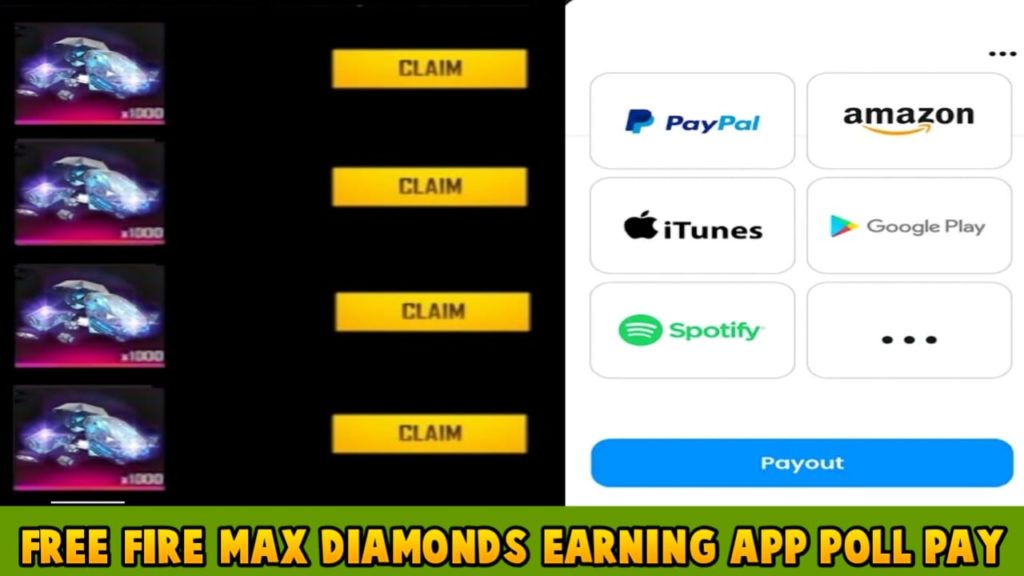 Poll Pay For Free Fire Max 50000 Diamonds 