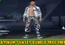Upcoming Bundle In Free Fire The Platinum Sunset Bundle