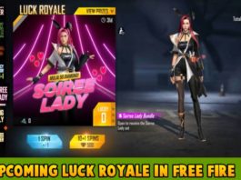 Upcoming Diamond Royale In Free Fire Soiree Lady Luck Royale