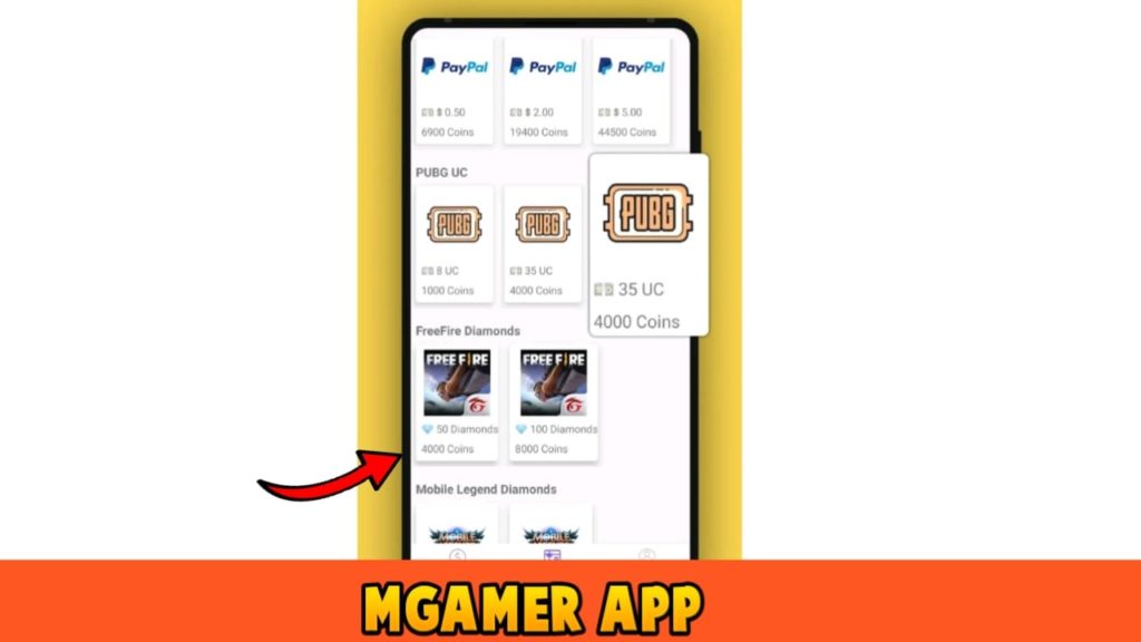 mGamer Free Fire Diamond Hack App