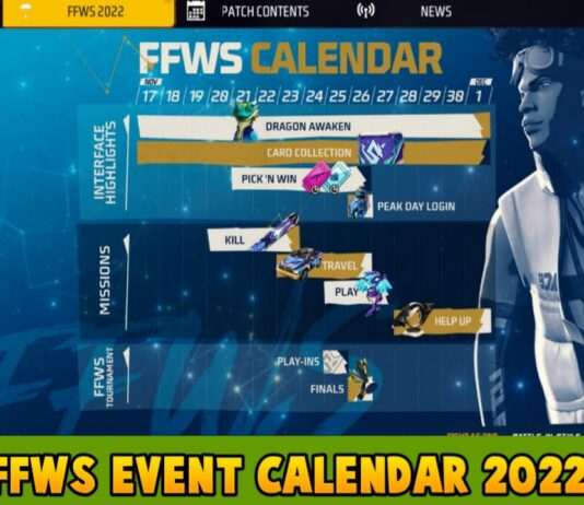 FFWS Event Calendar