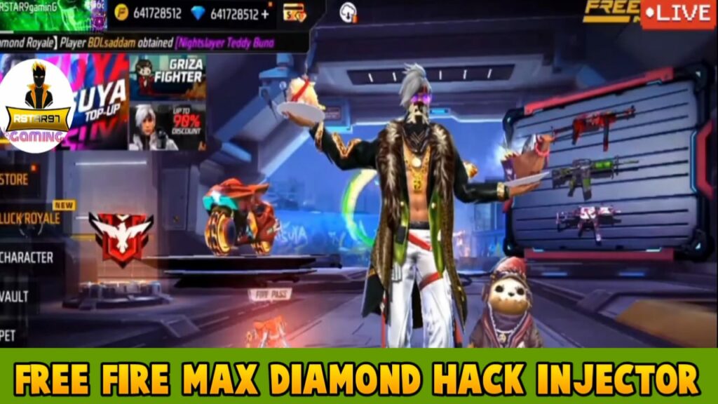 Free Fire Max Diamond Hack Injector latest