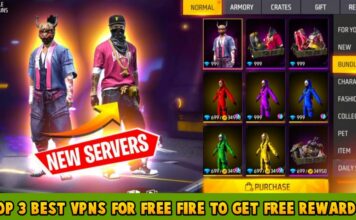 Top 3 Best VPNs For Free Fire To Get Free Rewards In The Game