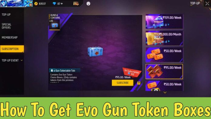How To Get Evo Gun Token Without Diamonds