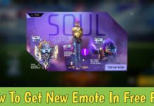 How To Get New Emote In Free Fire – The Soul Top-Up Event