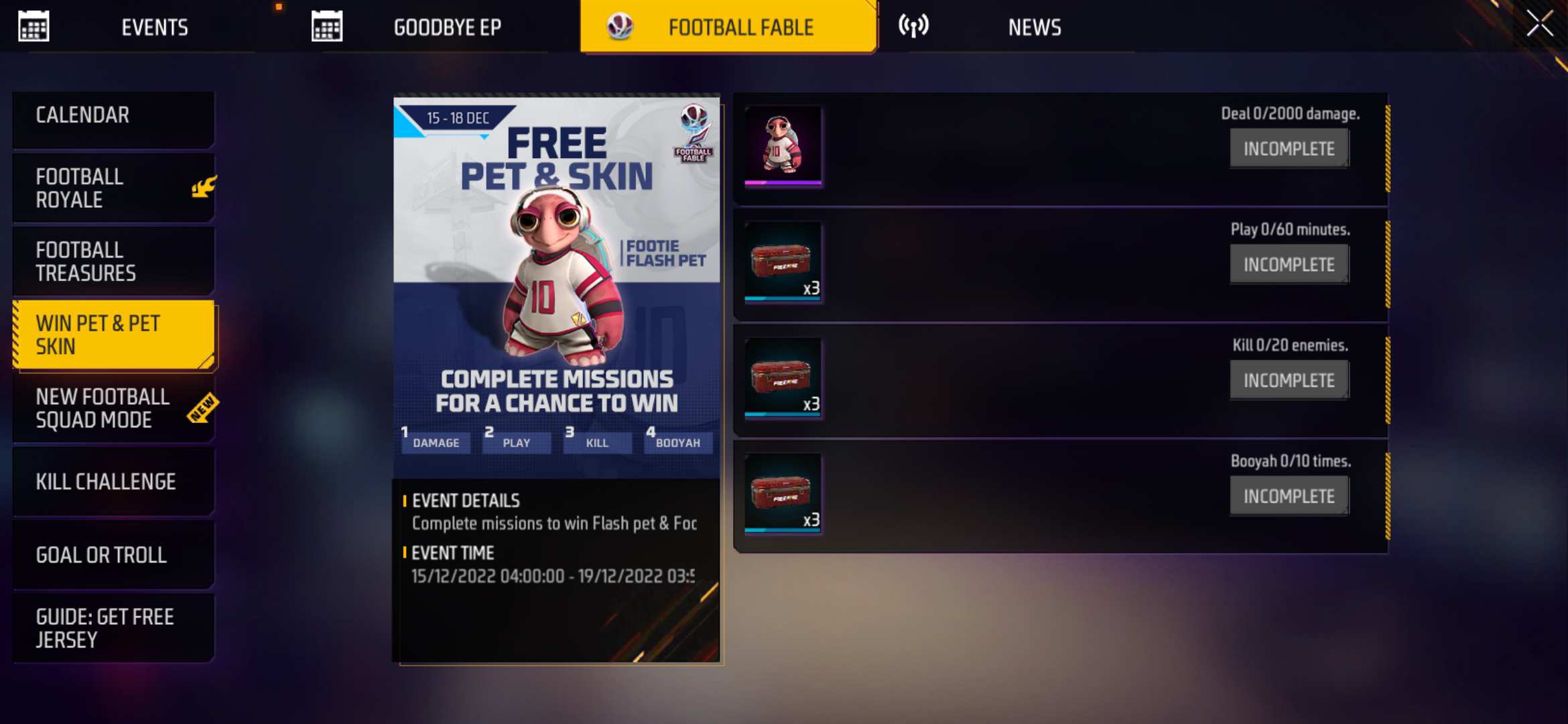 How To Get Pet And Pet Skin For Free In Free Fire?