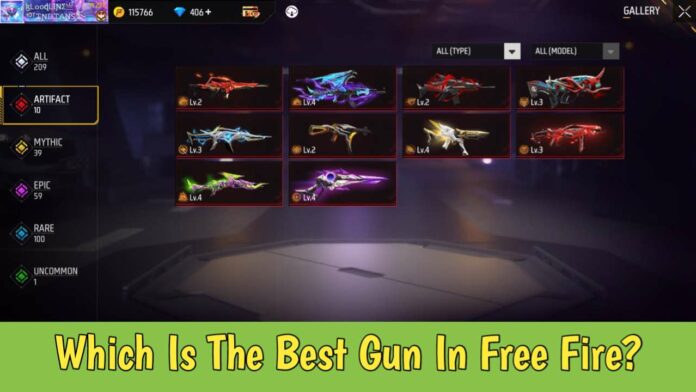 Which Is The Best Gun In Free Fire