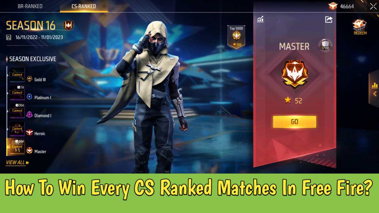 How To Win Every CS Rank Matches In Free Fire