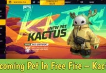 Upcoming Pet In Free Fire – Kactus