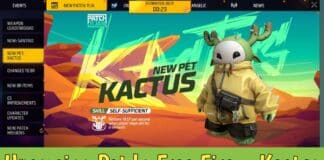 Upcoming Pet In Free Fire – Kactus