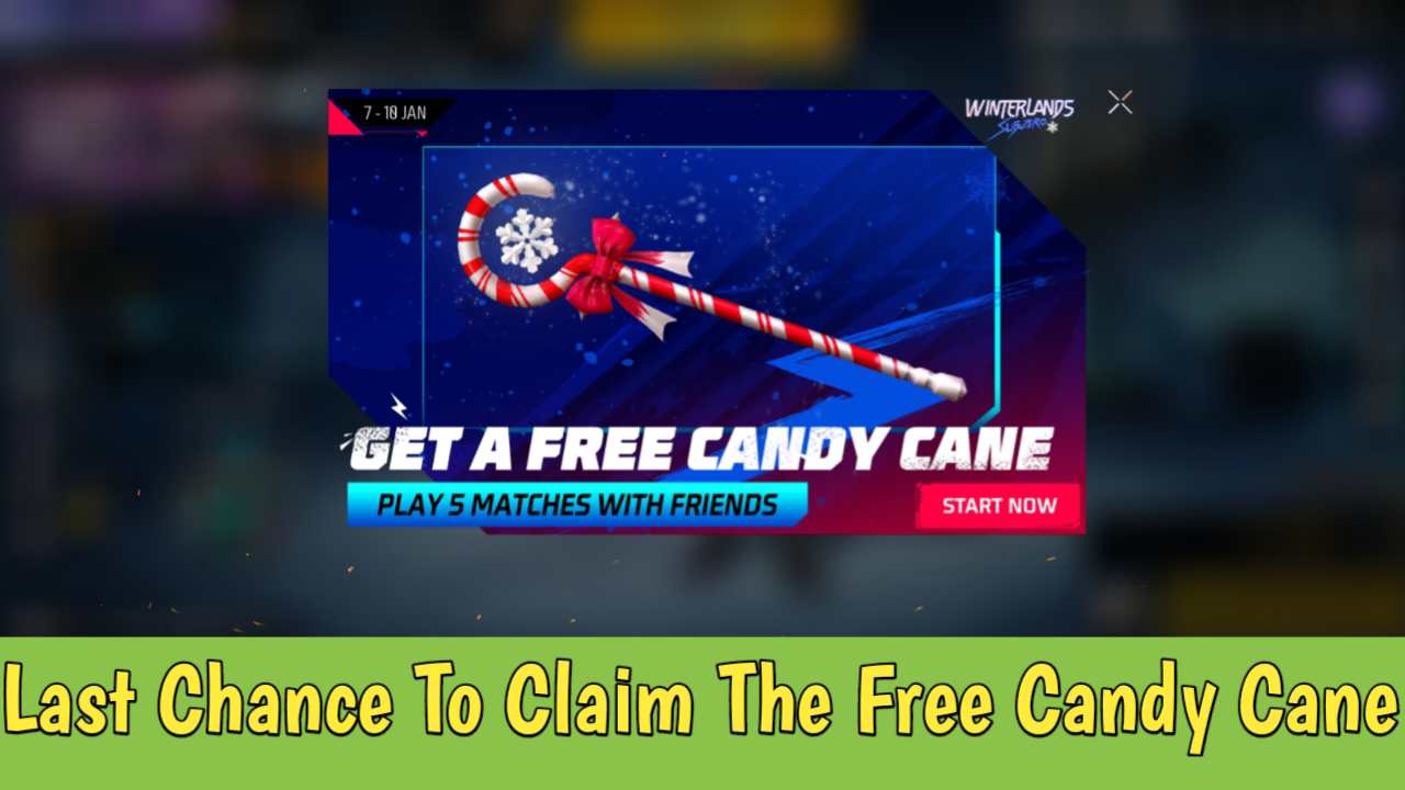 Last Chance To Claim The Free Candy Cane