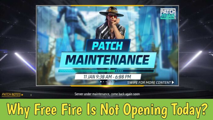 Why Free Fire Is Not Opening Today