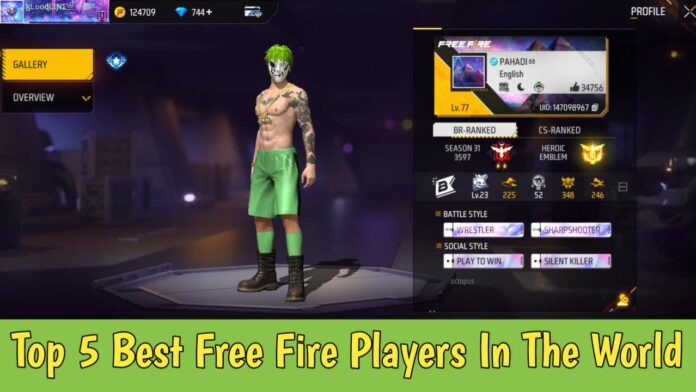 Top 5 Best Free Fire Players In The World