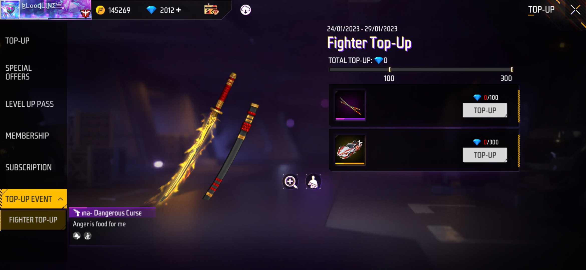 Fighter Top-up: The New Top-up Event In Free Fire