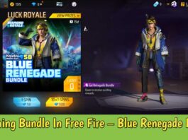 Upcoming Bundle In Free Fire – Blue Renegade Bundle