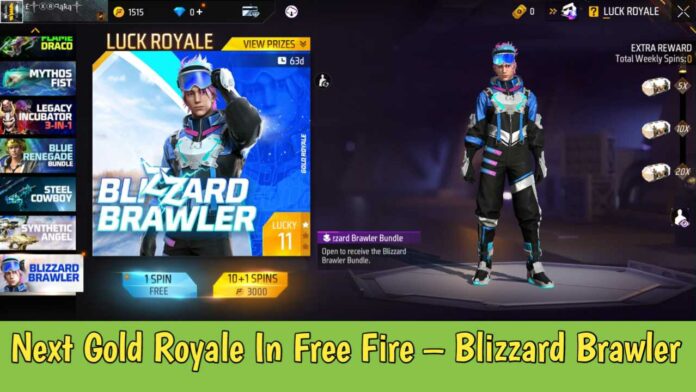 Next Gold Royale In Free Fire – Blizzard Brawler