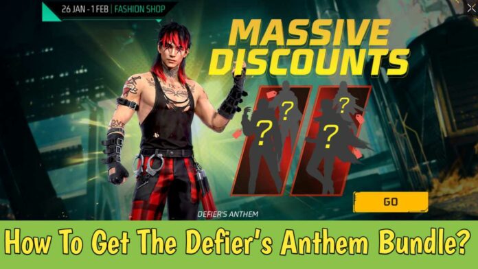 How To Get The Defier’s Anthem Bundle In Free Fire