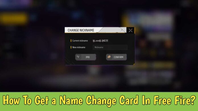 How To Change Name In Free Fire
