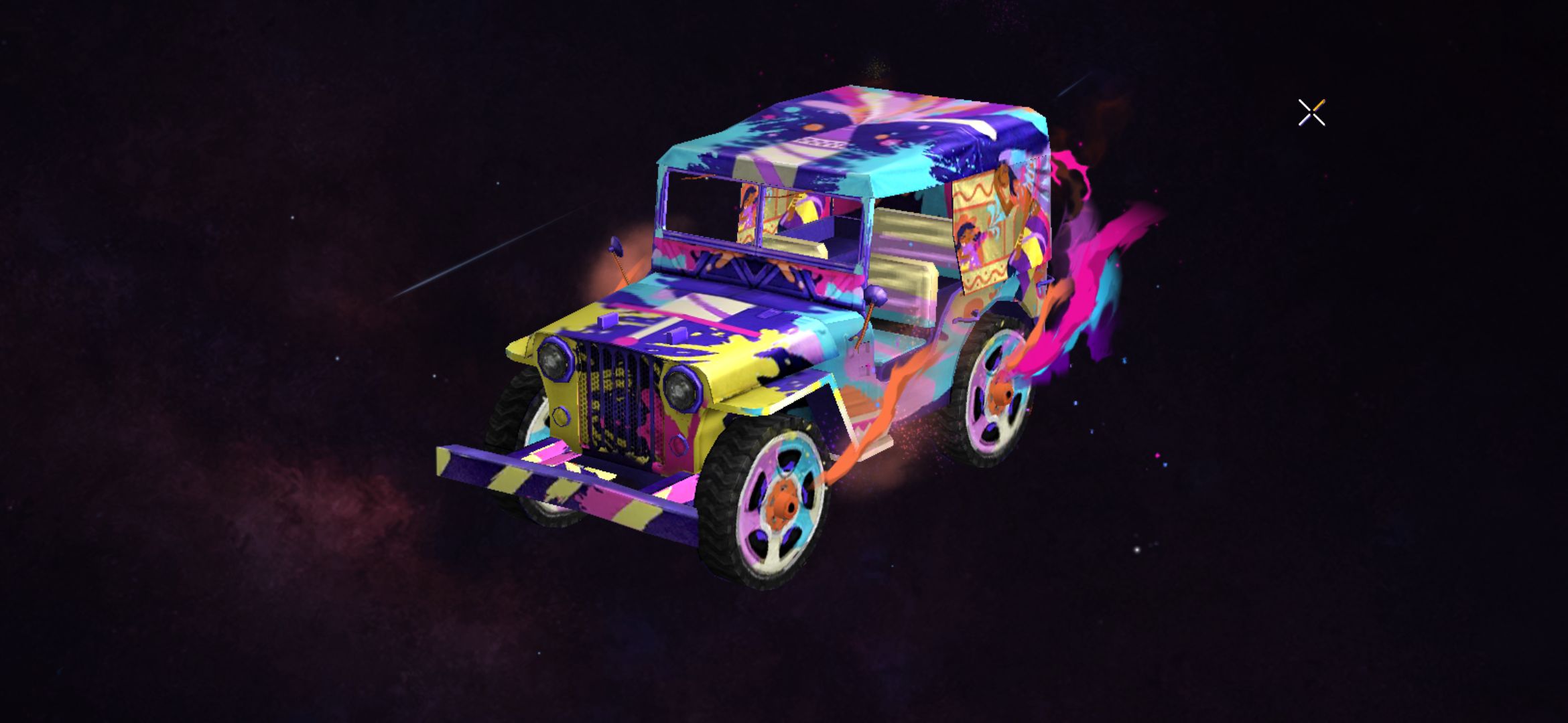 Upcoming Jeep Skin In Free Fire – Holi Swagger