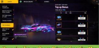Upcoming Top-up Bonus Prize In Free Fire Max – The Buried Purpledust