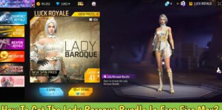 How To Get The Lady Baroque Bundle In Free Fire Max