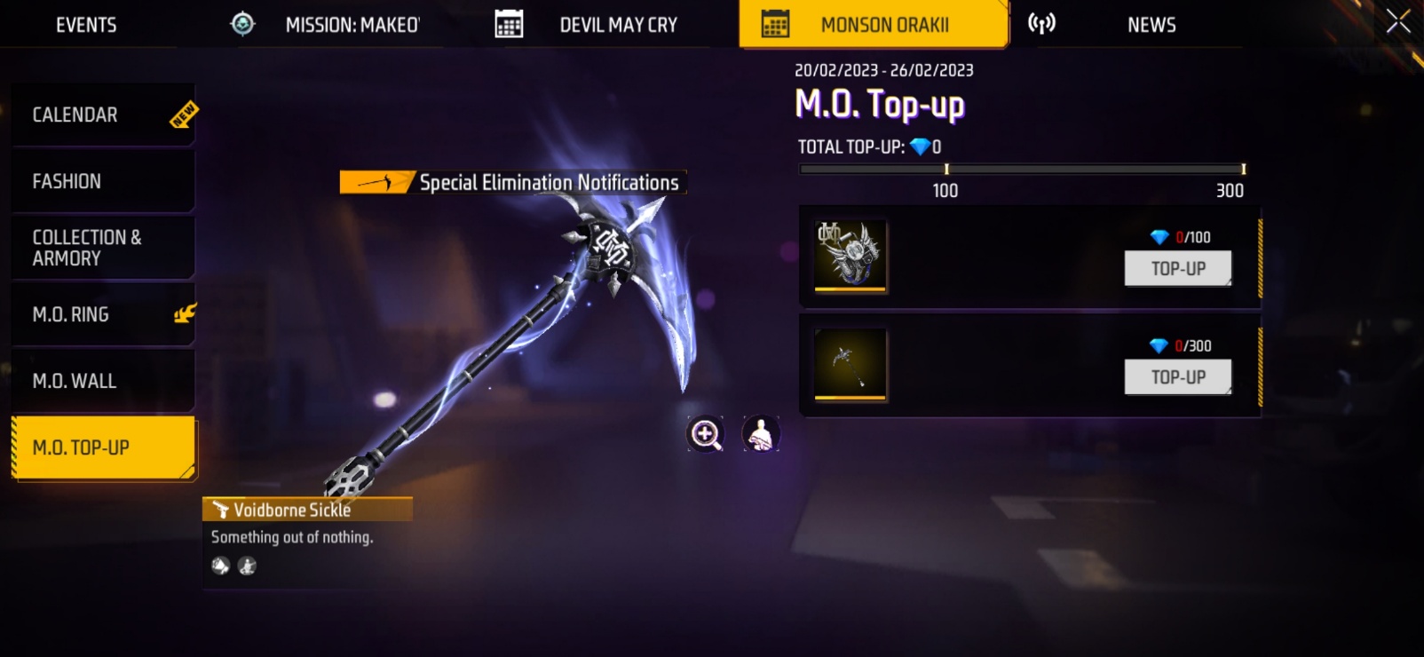 How To Get The New Voidborne Sickle Scythe In Free Fire