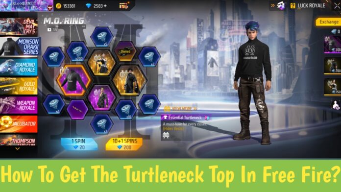 How To Get The Turtleneck Top In Free Fire