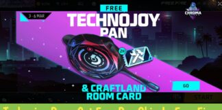 Technojoy Pan: Get Free Pan Skin In Free Fire This Week