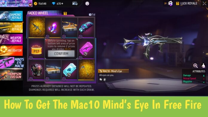 How To Get The Mac10 Mind’s Eye In Free Fire Max