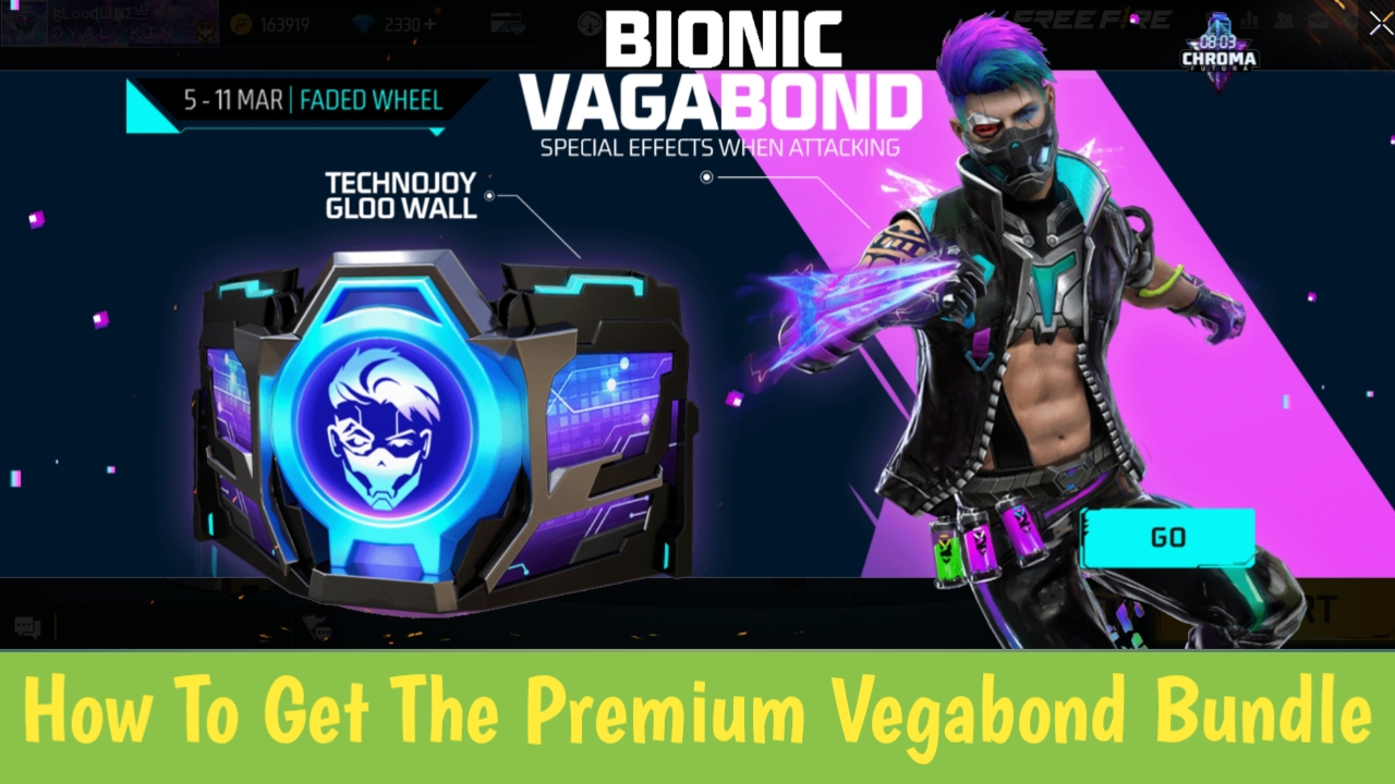 How To Get The Premium Vegabond Bundle In Free Fire Max