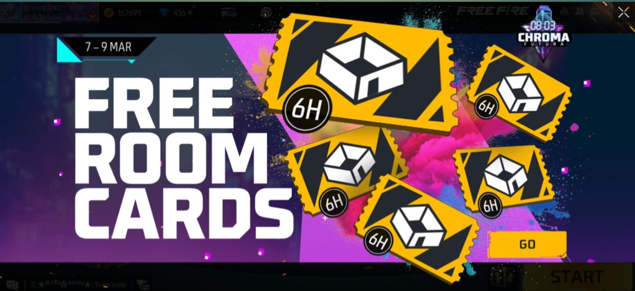How To Get a Custom Room Card In Free Fire For Free