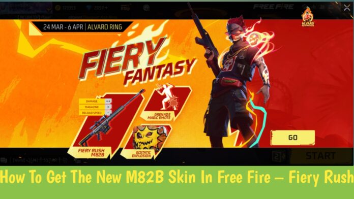 How To Get The New M82B Skin In Free Fire – Fiery Rush