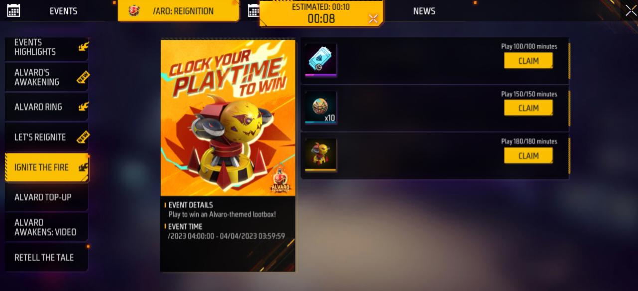 Cloak Your Playtime : New Event In Free Fire 