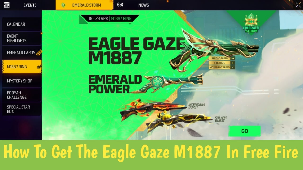 How To Get The Eagle Gaze M1887 In Free Fire Max