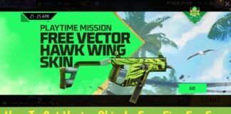 How To Get Hawk Wing Vector Skin In Free Fire Max For Free