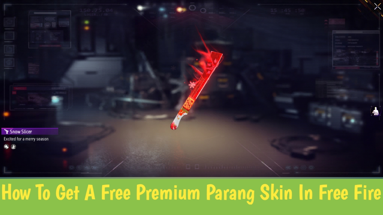How To Get A Free Premium Parang Skin In Free Fire Max