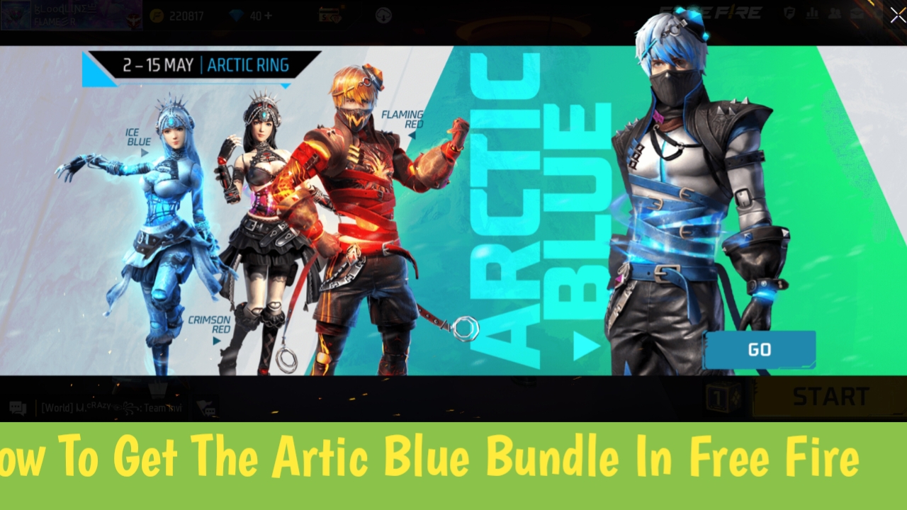 How To Get The Artic Blue Bundle In Free Fire Max