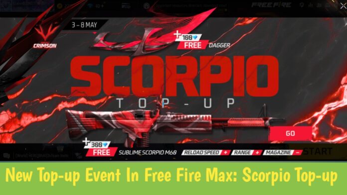 New Top-up Event In Free Fire Max: Scorpio Top-up