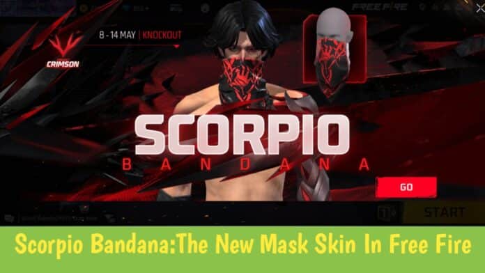Scorpio Bandana: Get The New Mask Skin In Free Fire
