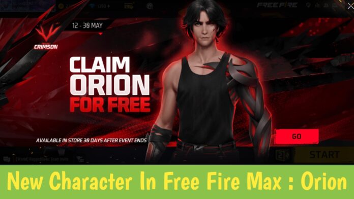 New Character In Free Fire Max : Orion