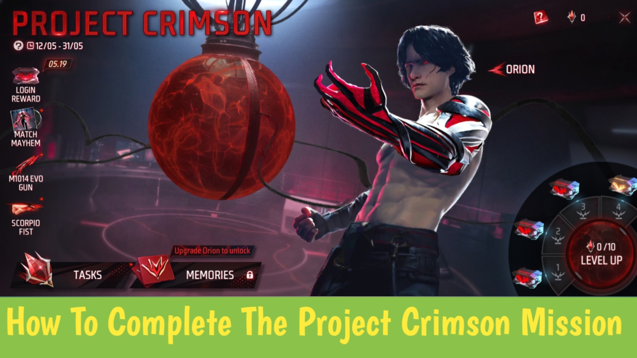 How To Complete The Project Crimson Mission In Free Fire Max