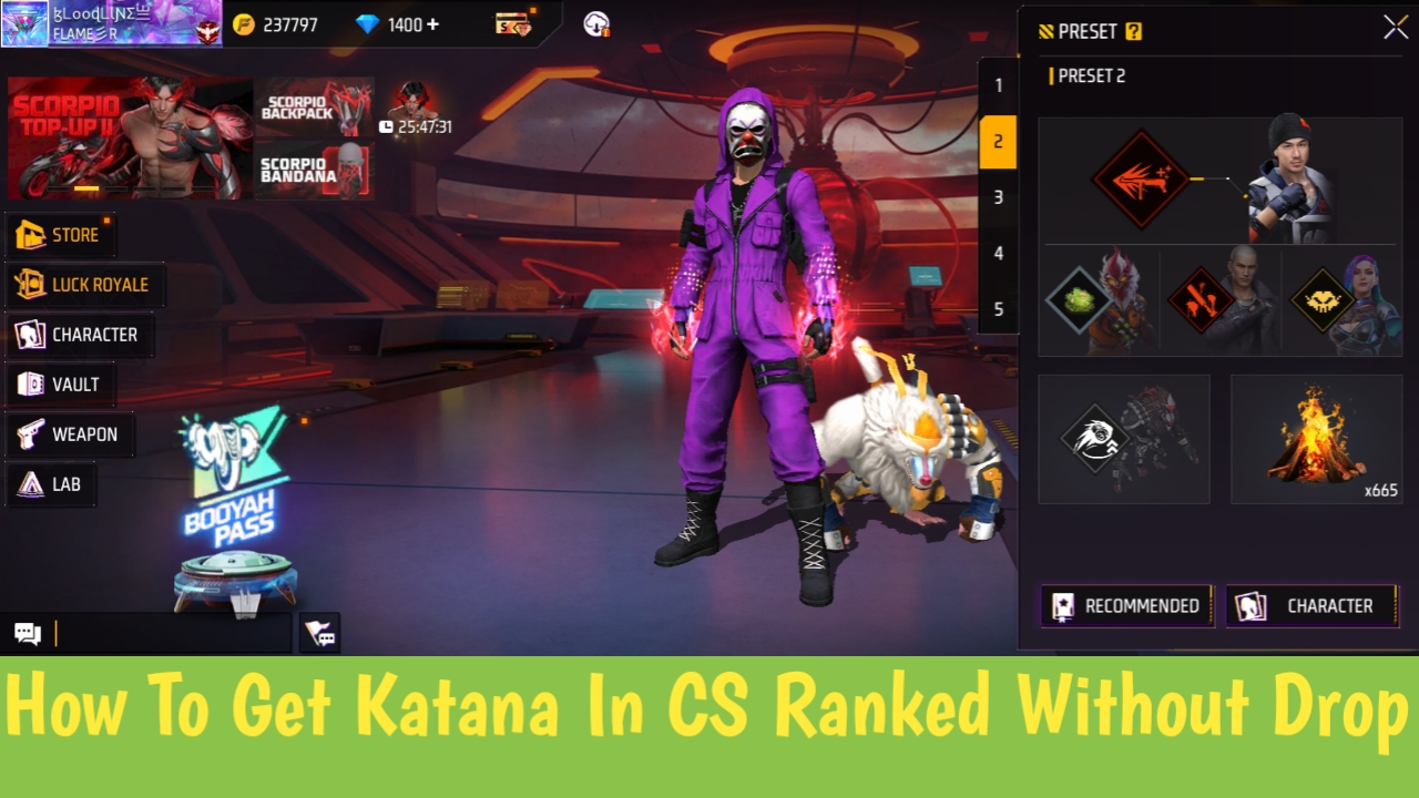 How To Get Katana In CS Ranked Without Drop