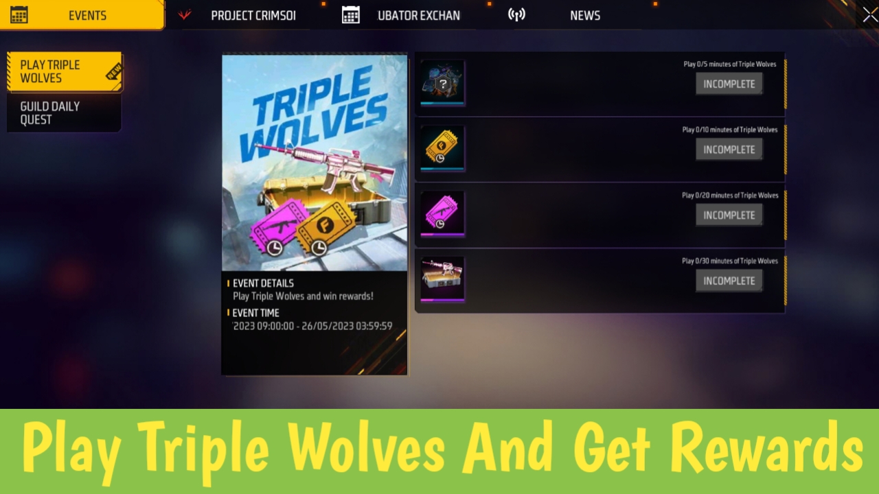 Play Triple Wolves And Get Rewards