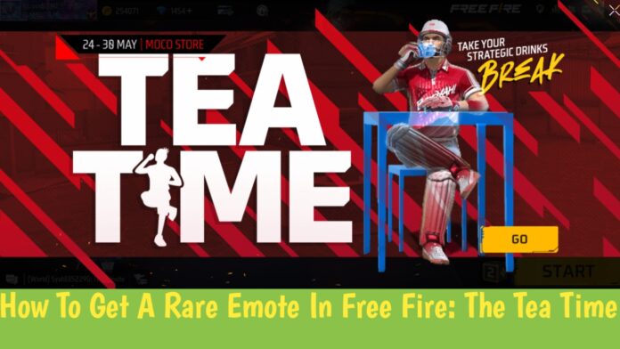 How To Get A Rare Emote In Free Fire Max: The Tea Time