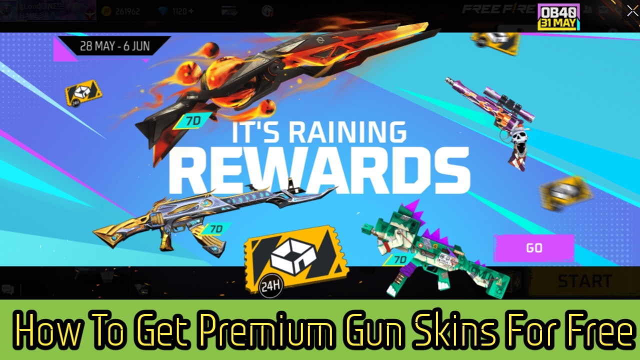 How To Get Premium Gun Skins In Free Fire For Free