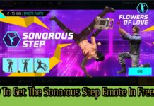 How To Get The Sonorous Step Emote In Free Fire